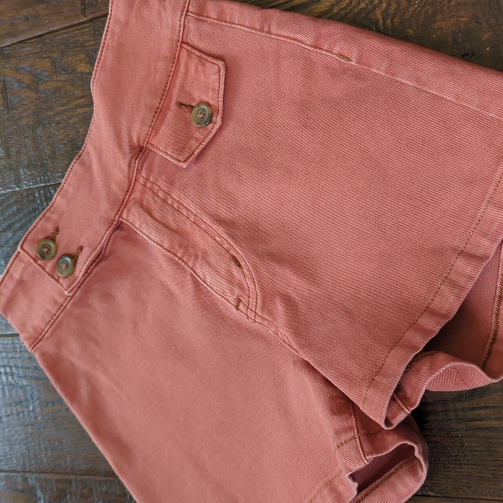 WE THE FREE I Twill Sammi Retro High Rise Shorts in Nobel Adobe Rust, 25
